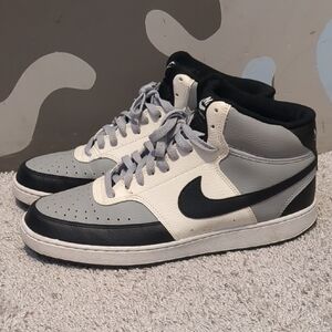 Nike Court Vision Mid Next Nature Mens 11.5 Light Smoke Grey